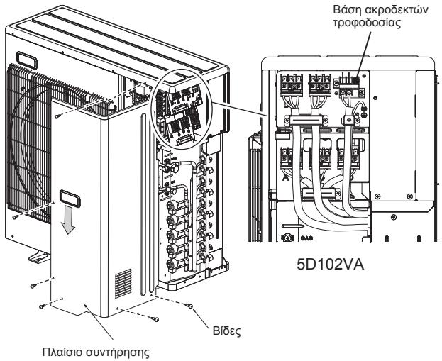 MITSUBISHI ELECTRIC MXZ-4D83VA MXZ-5D102VA - 2-2. ΣYNΔΕΣΗΚΑΛΩΔΙΟΝ ΕΞΩΤΕΡΙΚΗ ΜΟΝΑΔΑΣ - 1