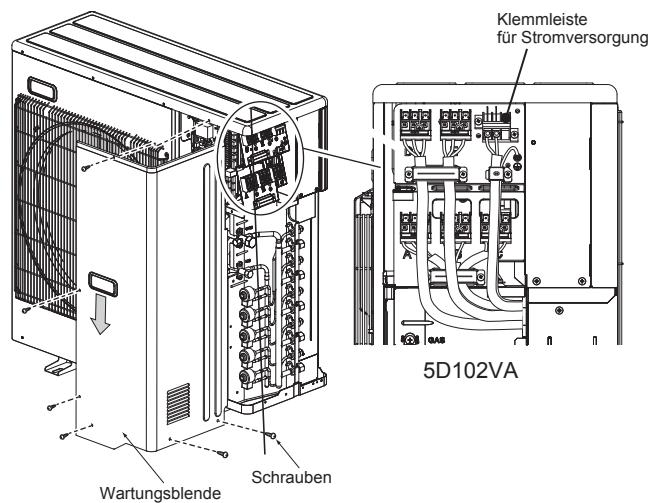 MITSUBISHI ELECTRIC MXZ-4D83VA MXZ-5D102VA - 2-2. ANSCHLUSSKABEL FÜR AUSSENGERÄT - 1