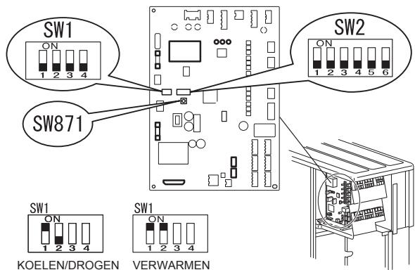 MITSUBISHI ELECTRIC MXZ-4D83VA MXZ-5D102VA - [De bedrijfsstand vastzetten] - 1