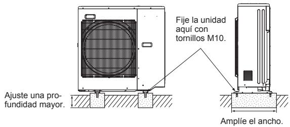 MITSUBISHI ELECTRIC MXZ-4D83VA MXZ-5D102VA - 2-1. INSTALLACION DE LA UNIDAD - 1