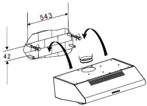 CANDY CFT63/1W ,CFT63/1N ,CFT63/1X/1 - INSTALLATION (VENT OUTSIDE) - 4