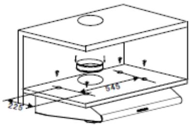 CANDY CFT63/1W ,CFT63/1N ,CFT63/1X/1 - INSTALLATION (VENT OUTSIDE) - 6