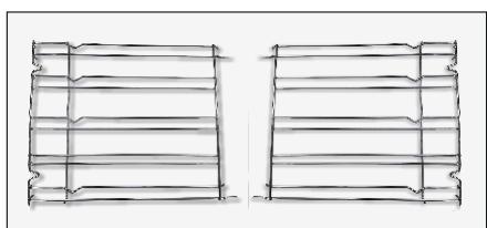 ROSIERES RFC3O0979PN WF - Grilles métalliques laterales - 1