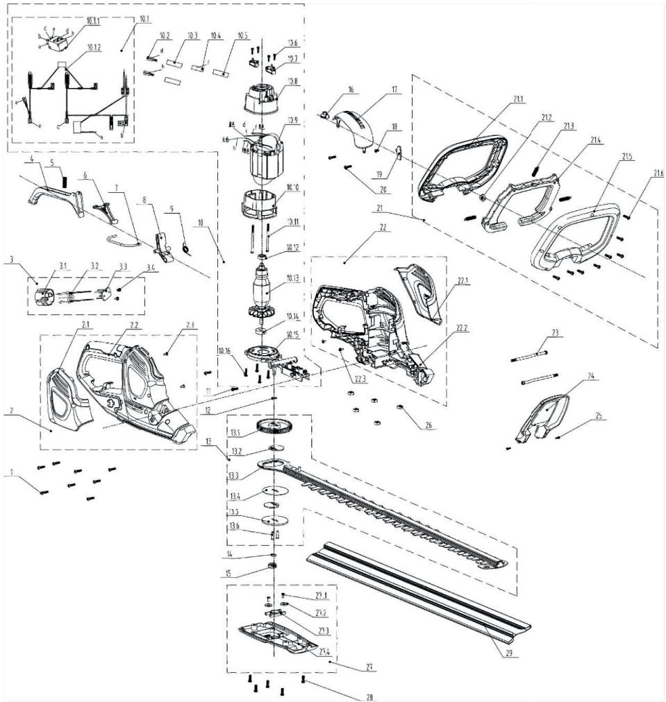 STERWINS EHT2-60.4 - EXPLODED VIEW - 1