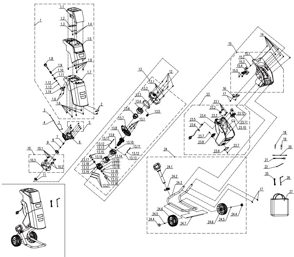 STERWINS ESH2-40.4 - PIESELE DE SCHIMB INLOCUIBILE SUNT DISPONIBILE PANA LA 5 ANI DE LA ACHIZITIONAREA PRODUSULUI. - 1