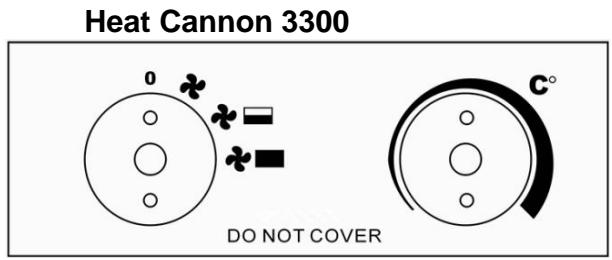 SUNTEC HEAT CANNON 3300 W - Waarschuwing: Om oververhitting te voorkomen, het apparaat Niet afdekken! - 1