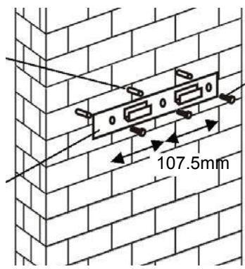 CANDY CVMA90N - INSTALAÇÃO (ventilação para o exterior - fixação na parede) - 4