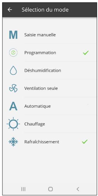KLIMEA 2350 W : 9 DC Inverter Mini 2600 W : 10 DC Inverter 3100 W : 12 DC Inverter 3100 W : 12 DC Inverter électrique 3500 W : 15 DC Inverter - MODE - 1