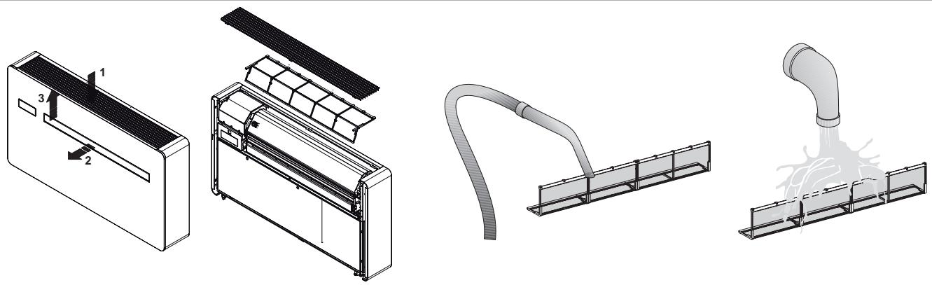 KLIMEA 2350 W : 9 DC Inverter Mini 2600 W : 10 DC Inverter 3100 W : 12 DC Inverter 3100 W : 12 DC Inverter électrique 3500 W : 15 DC Inverter - Nettoyage du filtre à air - 1