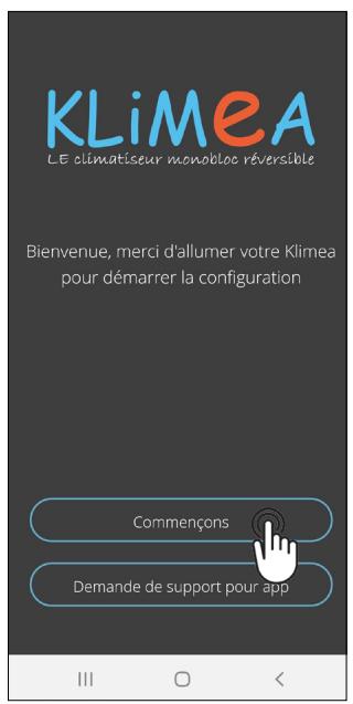 KLIMEA 2350 W : 9 DC Inverter Mini 2600 W : 10 DC Inverter 3100 W : 12 DC Inverter 3100 W : 12 DC Inverter électrique 3500 W : 15 DC Inverter - Téléchargement et configuration de l'application - 3