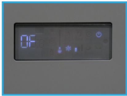 KLIMEA 2350 W : 9 DC Inverter Mini 2600 W : 10 DC Inverter 3100 W : 12 DC Inverter 3100 W : 12 DC Inverter électrique 3500 W : 15 DC Inverter - L'écran affiche un code 0F - 1