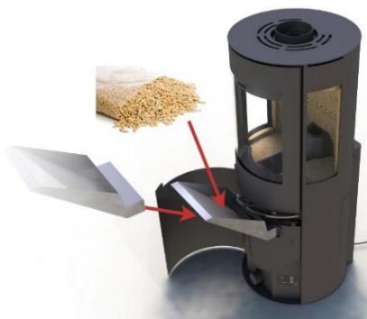 ADURO H2 - Durante il primo utilizzato le coclee dovranno caricarsi di pellet: - 1