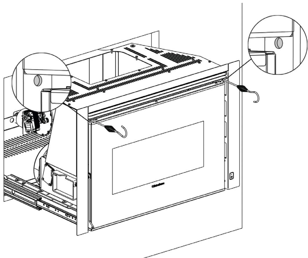 EXTRAFLAME COMFORT P70 AIR - VERROU DE SECURITE - 3