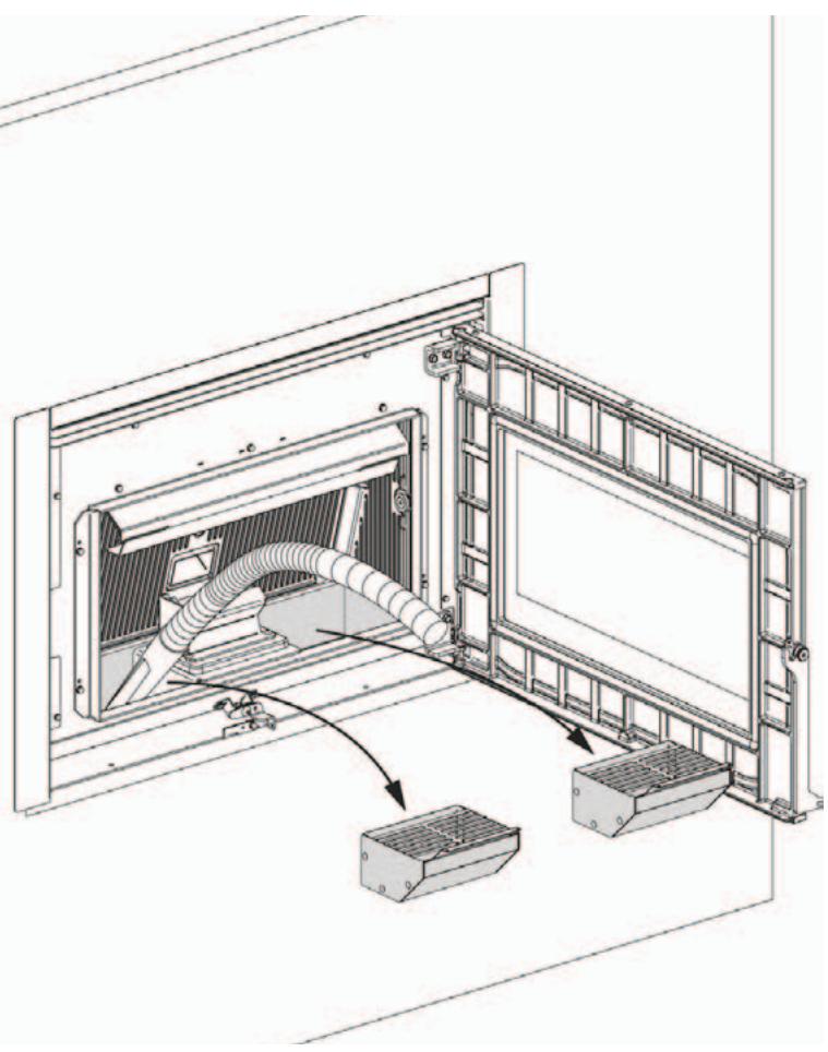 EXTRAFLAME COMFORT P70 AIR - TIROIR A CENDRES : - 1