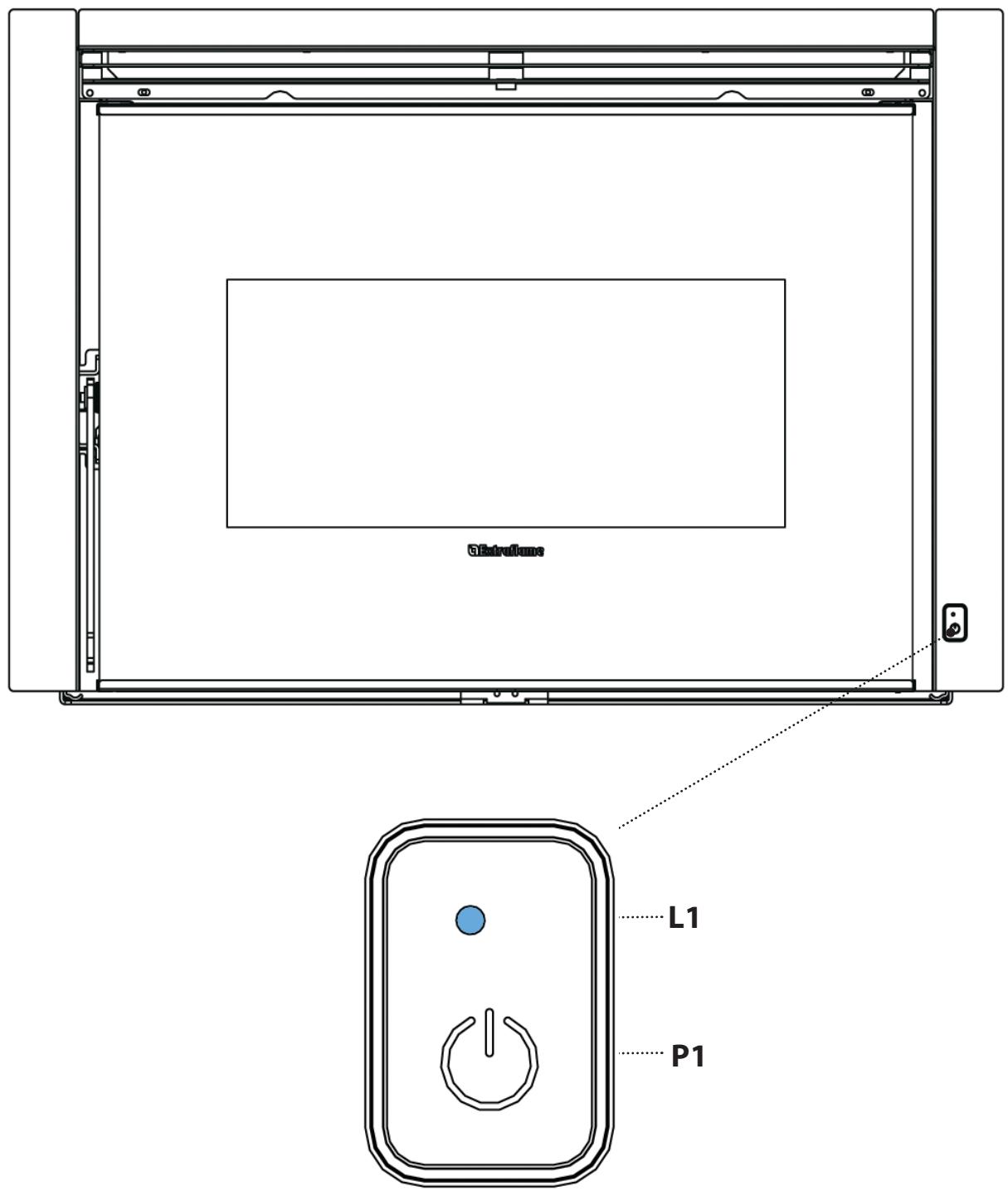 EXTRAFLAME COMFORT P70 AIR - MODULE URGENCE - 1