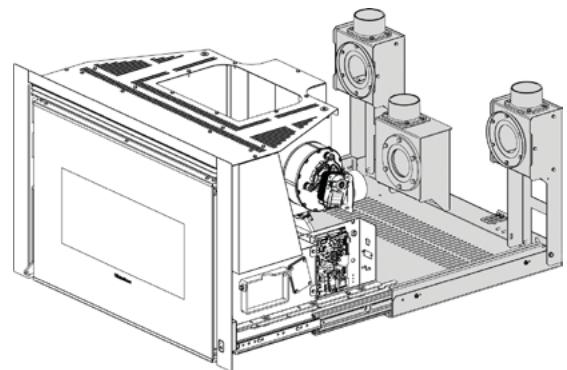 EXTRAFLAME COMFORT P70 AIR - LE MONTAGE DOIT ETRE EFFECTUÉ PAR UN PERSONNEL QUALIFIÉ! - 1