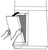 EQUATION PURE FAN TOWER - Mise en place des filtres (de chaque côté de l'appareil) - 4