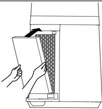 EQUATION PURE FAN TOWER - Τοποδέτηση των φίλτρων (σε κάδε πλευρά της συσκευής) - 4