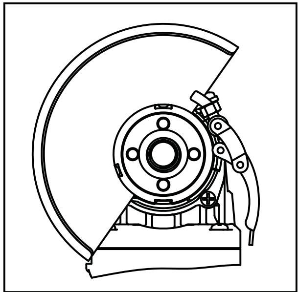 DEXTER 800AG2-125.5 - Tonoθέτηση ἡμετακίνηση τοῦ προστατευτικόν καλύματος - 1