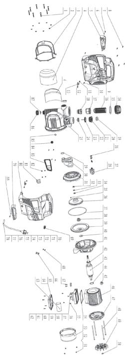 STERWINS 1100 JET INAUTO-4 - PLANO DE DESPIECE - 1