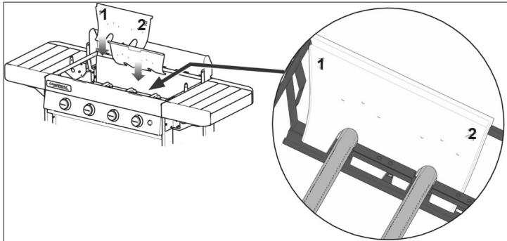 CAMPINGAZ 3 SERIES CLASSIC WLD 2EN1 + PLANCHA - Tiroir ramasse grasse : - 1