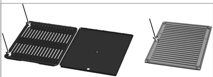 CAMPINGAZ 3 SERIES CLASSIC WLD 2EN1 + PLANCHA - Grillezó lap és grillrács - 1