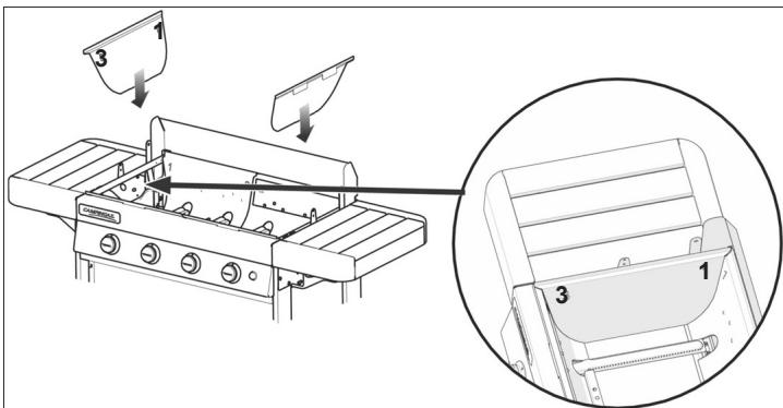 CAMPINGAZ 3 SERIES CLASSIC WLD 2EN1 + PLANCHA - Firebox wall - 3