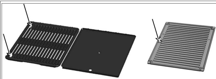 CAMPINGAZ 3 SERIES CLASSIC WLD 2EN1 + PLANCHA - Varná platna a mriežka - 1