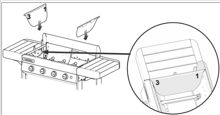 CAMPINGAZ 3 SERIES CLASSIC WLD 2EN1 + PLANCHA - - Wand vuurbak: - 3