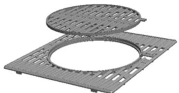 CAMPINGAZ 3 SERIES CLASSIC WLD 2EN1 + PLANCHA - r) ZUBEHÖRTEILE - 1