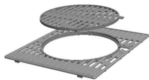 CAMPINGAZ 3 SERIES CLASSIC WLD 2EN1 + PLANCHA - r) ACCESORII - 1