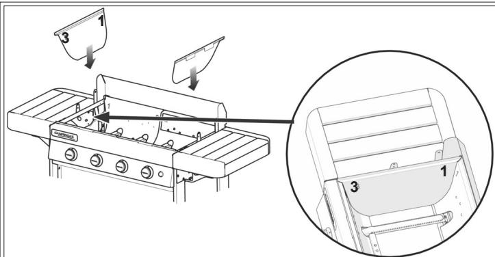 CAMPINGAZ 3 SERIES CLASSIC WLD 2EN1 + PLANCHA - Yanma odasi cidari - 3