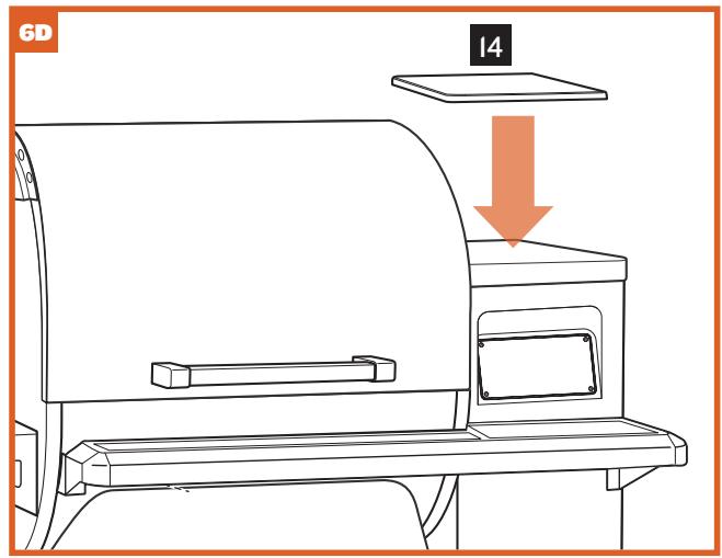TRAEGER TIMBERLINE 850 - ASSEMBLAGE DES ÉLÉMENTS INTERNES - 5