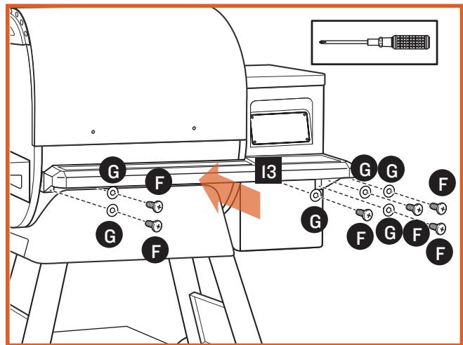 TRAEGER TIMBERLINE 850 - INSTALLATION DE LA TABLETTE AVANT - 2