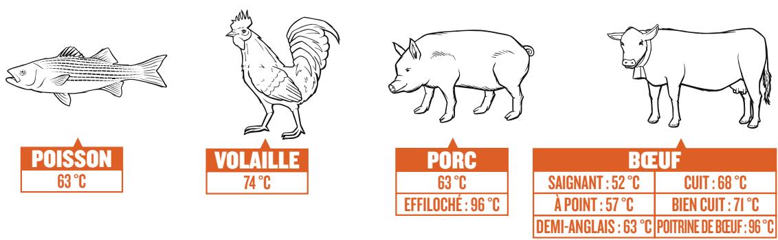 TRAEGER TIMBERLINE 850 - GUIDE DE TEMPERATURE INTERNE - 1