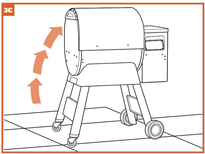 TRAEGER TIMBERLINE 850 - INSTALLATION DE L'ANTENNE WI-FI, DU CORDON D'ALIMENTATION ET DE LA TABLETTE LATERALE - 5