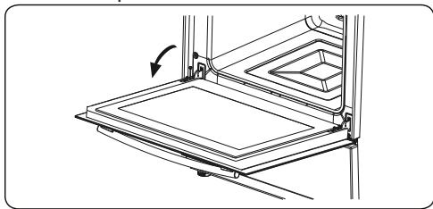 FRIONOR FCENO2 FCEWH2 FCEIN2 FCCIN2 - Démontage de la porte du four - 1