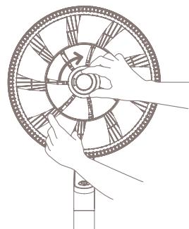 DUUX WHISPER FLEX ULTIMATE - De ventilatorbladen reinigen - 1