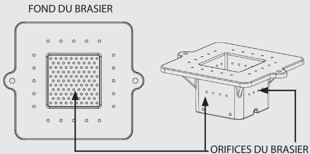 EXTRAFLAME PK 15-20-30 / PR 20-30 - DETAIL NETTOYAGE BRASIER - 4