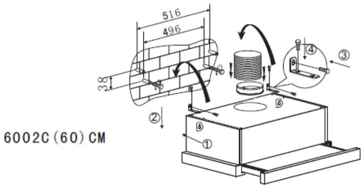 CANDY CBT625/2X/1 CBT625/2W/1, CBT625/2B/1 - HHCTAJINPAHE (MoHTaJ ha cTeHa). - 4
