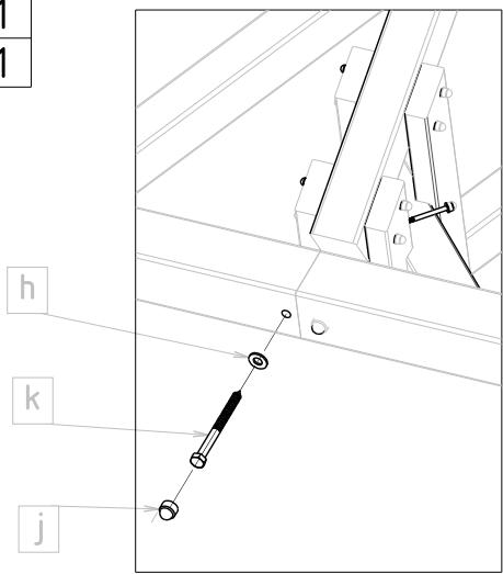 SOULET PRUNE - FLEUR - TREFLE - Montage pieds pour plateforme / Posts for platform - assembly - 6