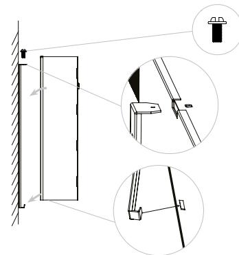 DIMPLEX DVF1200 / DVF1500 / DVF1800,  DVF1200-UK / DVF1500-UK / DVF1800-UK - Installation (ON WALL) - 7