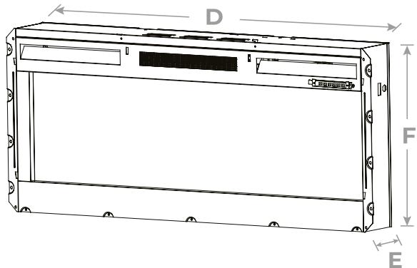 DIMPLEX DVF1200 / DVF1500 / DVF1800,  DVF1200-UK / DVF1500-UK / DVF1800-UK - Installation - 2
