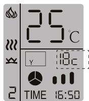 DIMPLEX DVF1200 / DVF1500 / DVF1800,  DVF1200-UK / DVF1500-UK / DVF1800-UK - days timer setting - 2