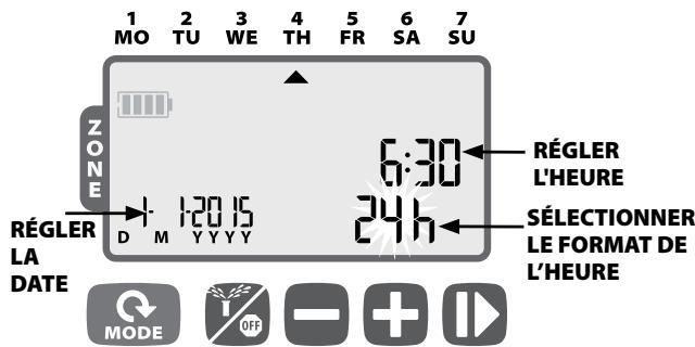 JARDIBRIC WPX - Réglage de la date et de l'heure - 1