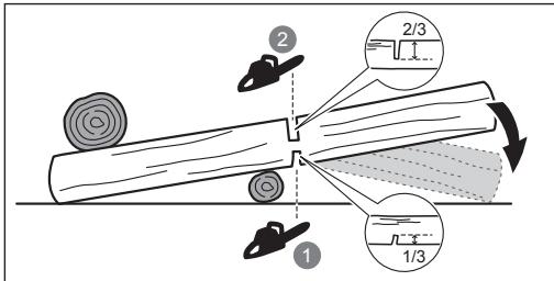 RYOBI RY36CSX35A - Odstraňovanie koreňových nábehov - 2