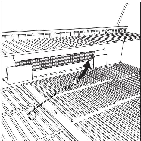 BARBECOOK SIESTA 612 - UTILISATION D'UNE ALLUMETTE - 1