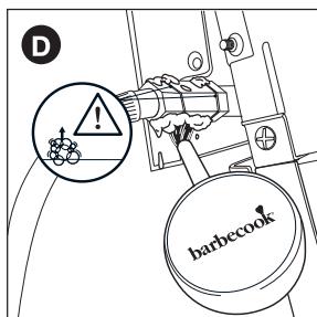 BARBECOOK SIESTA 612 - 3a Да поверпге 3a Teчове на ra3 - 6