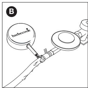 BARBECOOK SIESTA 612 - 3a Да поверпге 3a Teчове на ra3 - 4