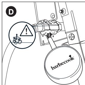 BARBECOOK SIESTA 612 - For Å sjekke om det lekker gass - 6